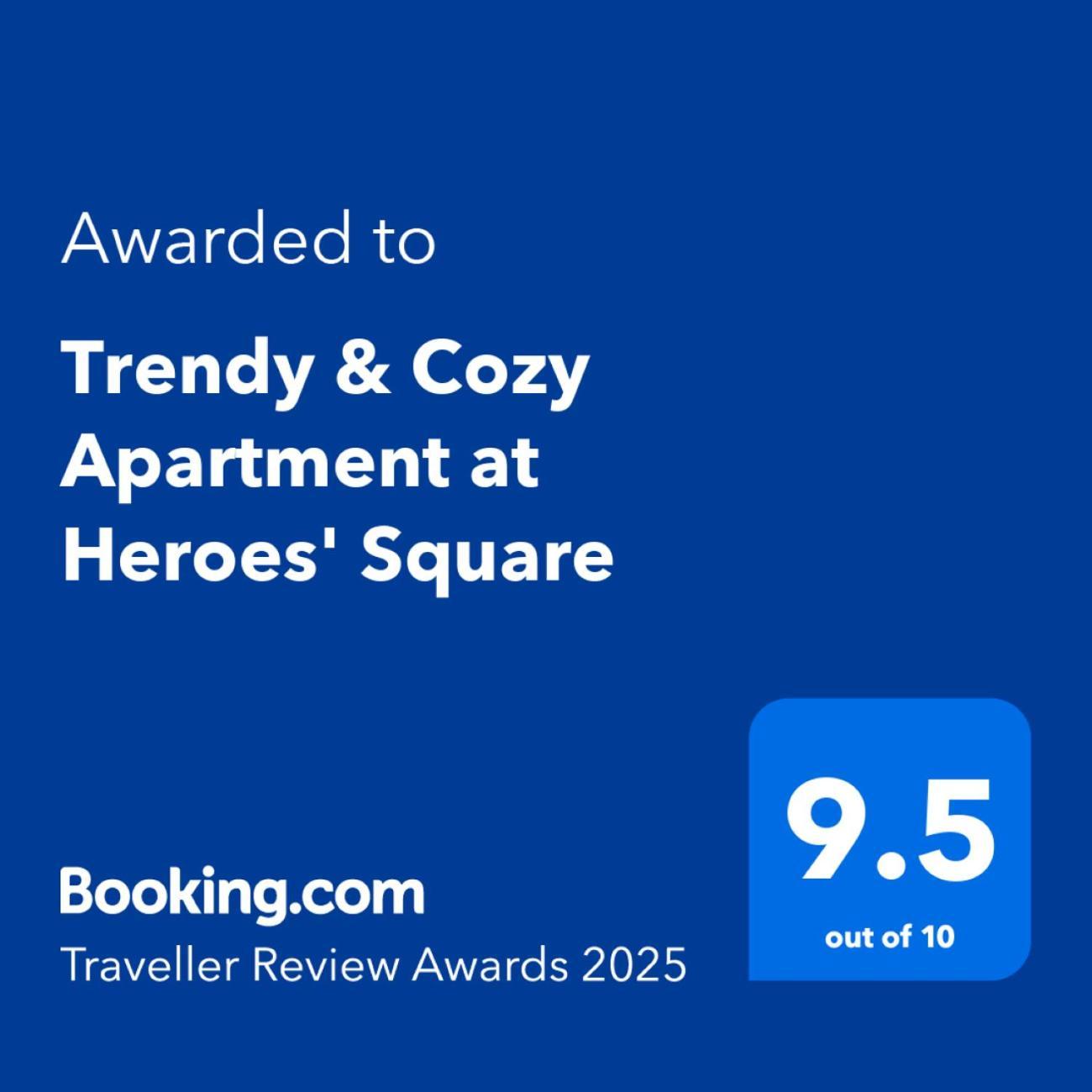 Trendy & Cozy Apartment At Heroes' Square Budapest Exteriör bild